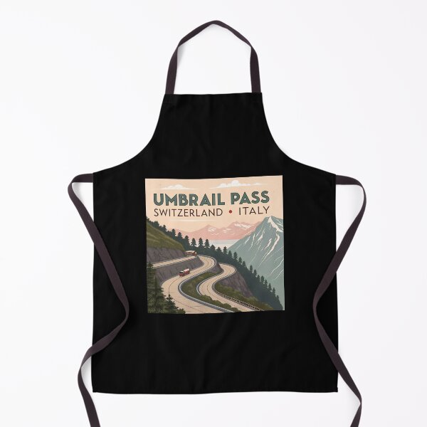 Item preview, Umbrail Pass Art Deco Travel Poster – Vintage Switzerland Italy Alpine Design designed and sold by VividOrganica.