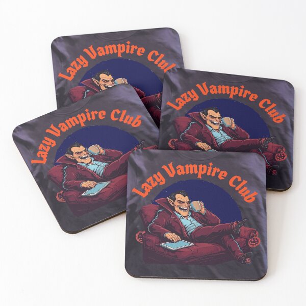 Item preview, Lazy Vampire Club T-Shirt – Funny Halloween Goth Humor Tee designed and sold by Mythic Tide.