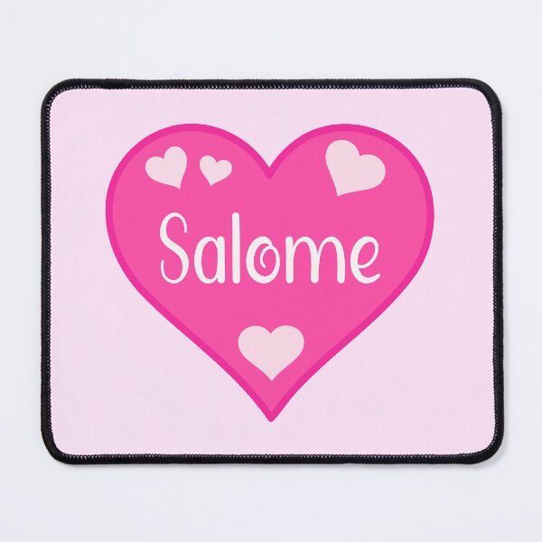 Item preview, Salome Name Pink Heart designed and sold by Jeallan Designs.