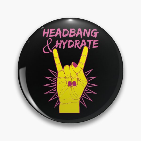 Artikelvorschau, Headbang & Hydrate | Felshand entworfen und verkauft von ObsidianDaz.
