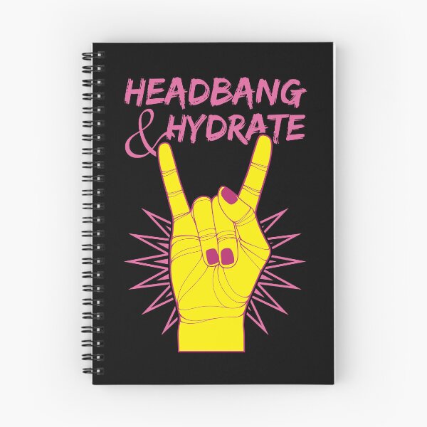 Item preview, Headbang & Hydrate | Rock Hand designed and sold by ObsidianDaz.
