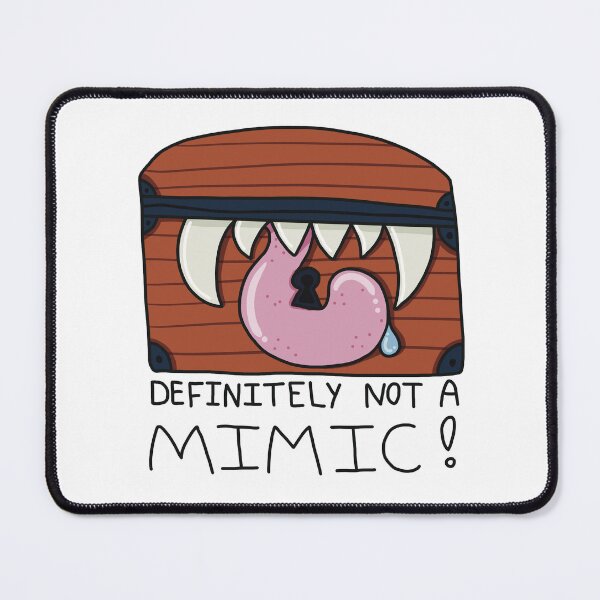Item preview, Definitely Not A Mimic Board Game Print designed and sold by Julia Sol.
