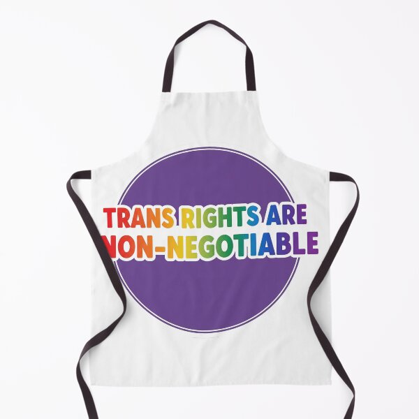 Item preview, Trans Rights Are Non Negotiable - Rainbow Slogan designed and sold by Owcomm.