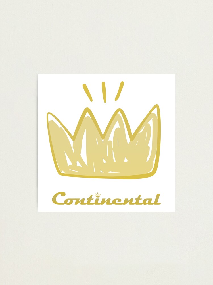 Continental Krone Logo Gold Fotodruck Von Xxaphexx Redbubble