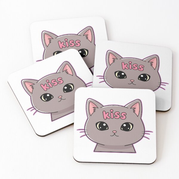 Item preview, Cartoonish Style Little Kiss Cat designed and sold by Brainstorming99.