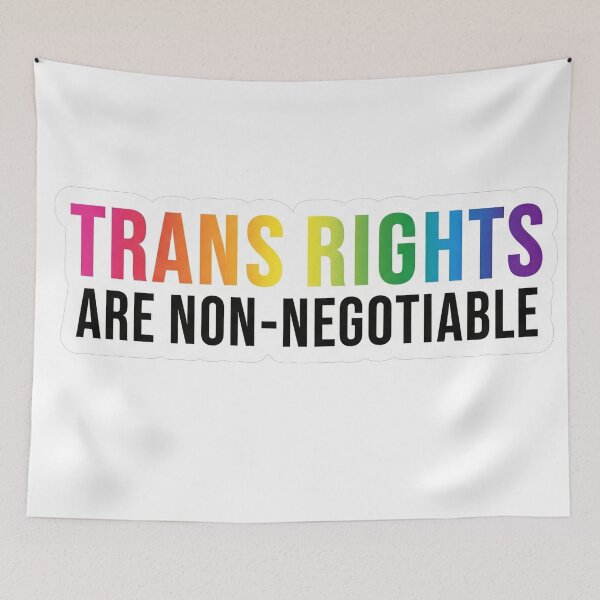 Item preview, Trans Rights Are Non Negotiable designed and sold by Owcomm.