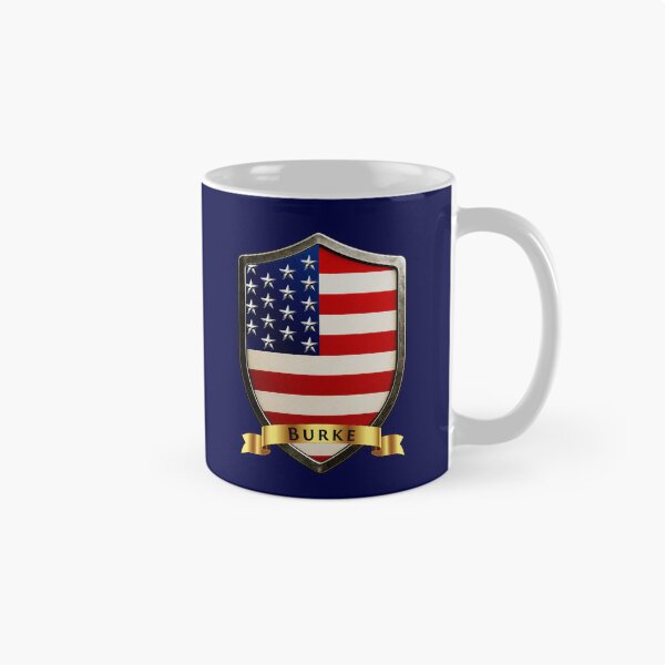 Item preview, Burke Family USA Shield. Stars & Stripes Legacy Crest designed and sold by Highlandkings.