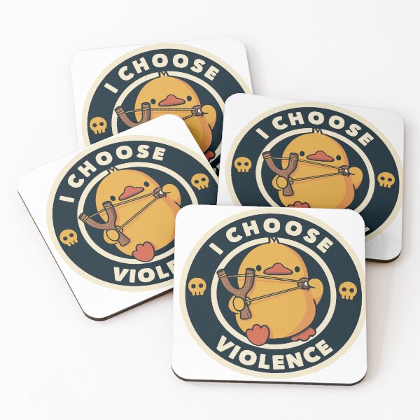 Item preview, I Choose Violence Funny Duck Slingshot designed and sold by JalalMsd.