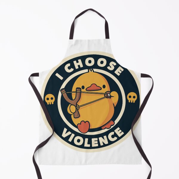 Item preview, I Choose Violence Funny Duck Slingshot designed and sold by JalalMsd.