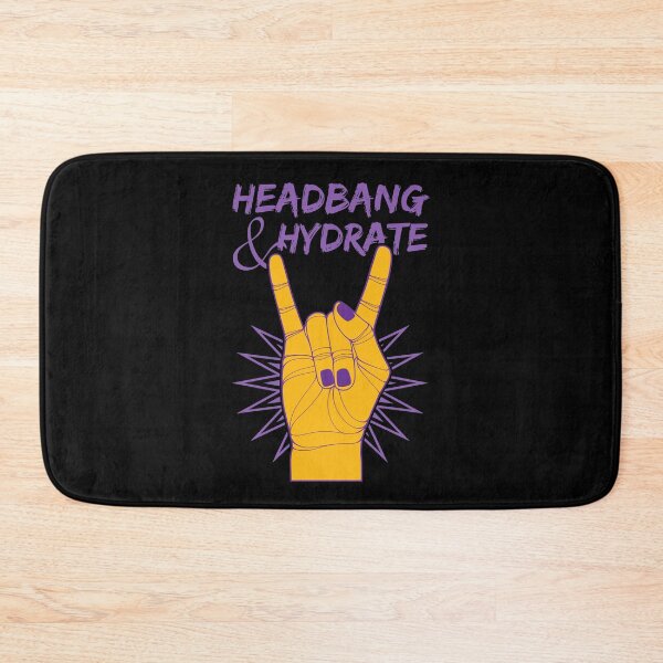 Item preview, Headbang & Hydrate | Rock Hand designed and sold by ObsidianDaz.