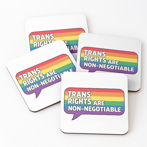 Item preview, Trans Rights Are Non Negotiable Pride Speech Bubble designed and sold by Owcomm.