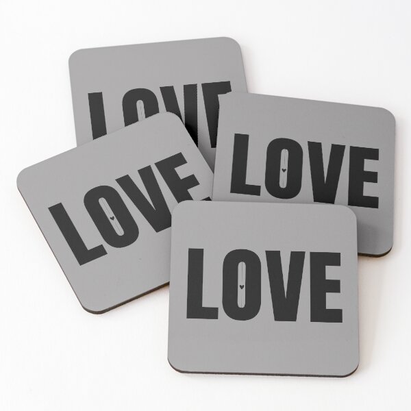 Item preview, Minimalist Black "LOVE" Typography designed and sold by PrintandJoy.