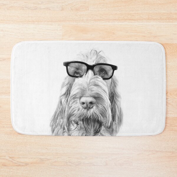 Item preview, Intelligent friend Spinone with Glasses by heidiannemorris © designed and sold by FOLK ART FUSION by heidiannemorris.
