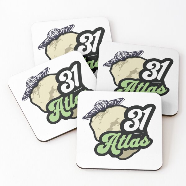 Item preview, Alien UFO riding the 31 atlas asteroid designed and sold by PeffysArt.