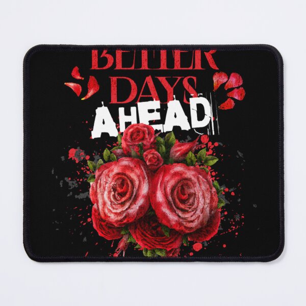 Item preview, Better Days Ahead Motivational Gothic Rose Design designed and sold by Zyptee.