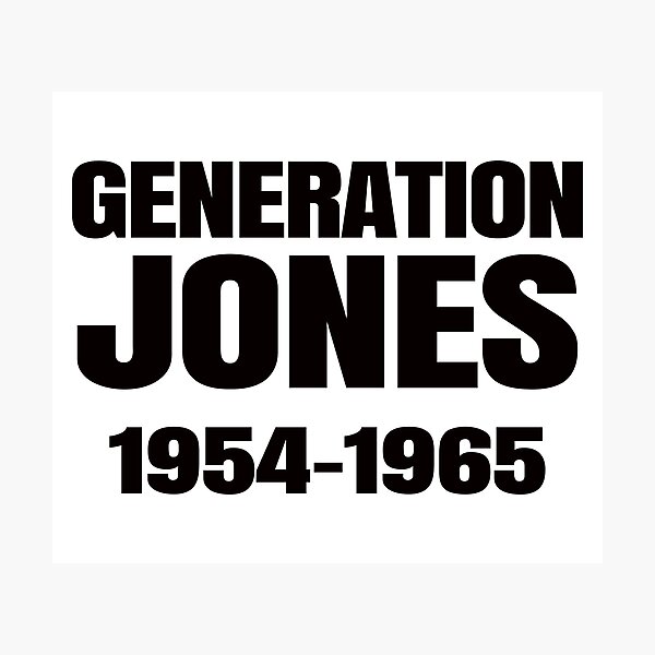 Item preview, Generation Jones. designed and sold by EunsooLee.