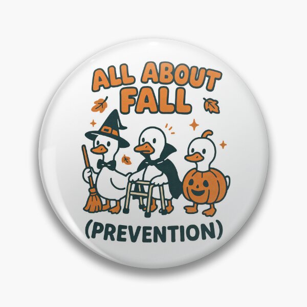 Item preview, All About Fall Prevention Goose Nurse Physical Therapy PT OT designed and sold by DesignsByAnett.