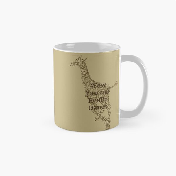 Item preview, Giraffe, baby, line art, Wow you can really dance designed and sold by DebbieJoyArt.