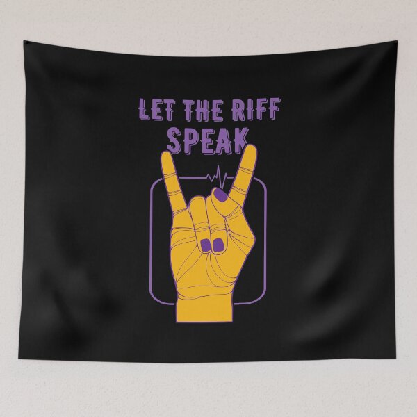 Item preview, Let The Riff Speak | Rock Hand designed and sold by ObsidianDaz.