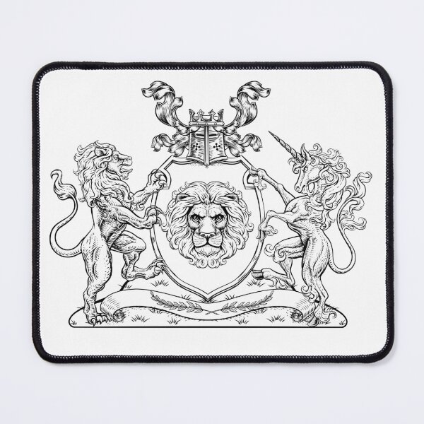 Item preview, Medieval Crest Emblem with Crossed Swords – Minimalist Heraldic Shield Design designed and sold by BlesstB.