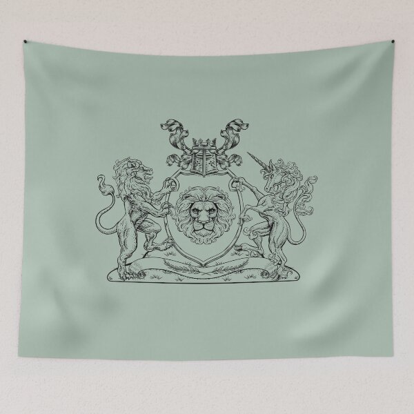 Item preview, Medieval Crest Emblem with Crossed Swords – Minimalist Heraldic Shield Design designed and sold by BlesstB.