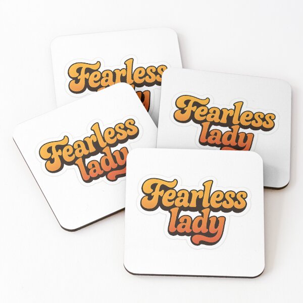 Item preview, Fearless Lady – Feminist Empowerment In Bold Retro Style designed and sold by Tommy's Arts.