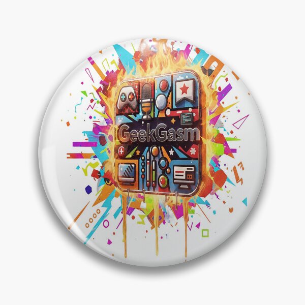 Artikelvorschau, GeekGasm Website-Logo bunt entworfen und verkauft von GeekGasmMerch.