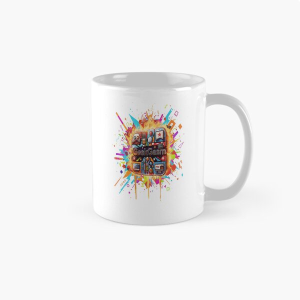 Artikelvorschau, GeekGasm Website-Logo bunt entworfen und verkauft von GeekGasmMerch.
