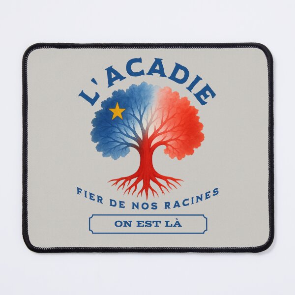 Item preview, Acadian Roots – L'Acadie Fier de Nos Racines “On est là” Heritage Flag Design designed and sold by TheTrendsDesk.