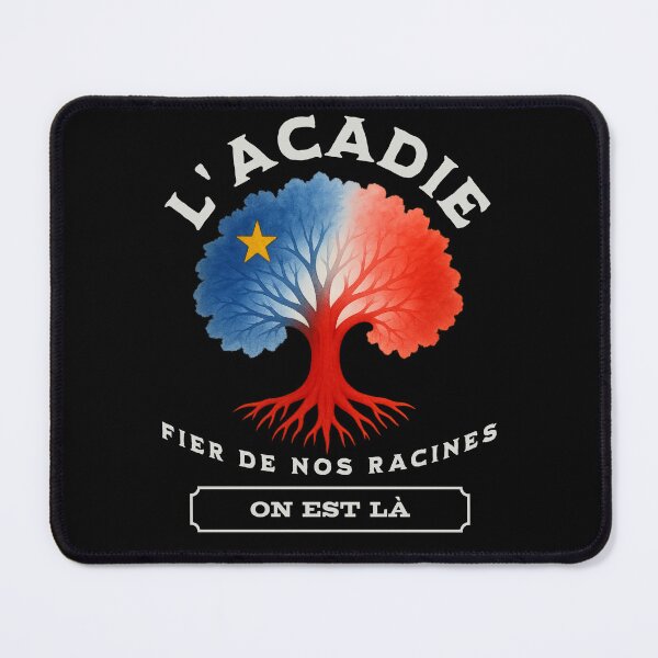 Item preview, Acadian Roots – L'Acadie Fier de Nos Racines “On est là” Heritage Flag Design designed and sold by TheTrendsDesk.
