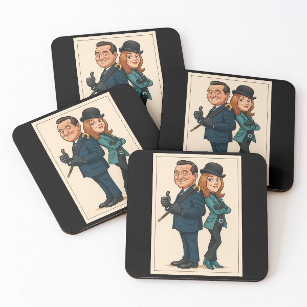 Item preview, Telly Legends: Steed & Mrs Peel designed and sold by halibutgoatramb.