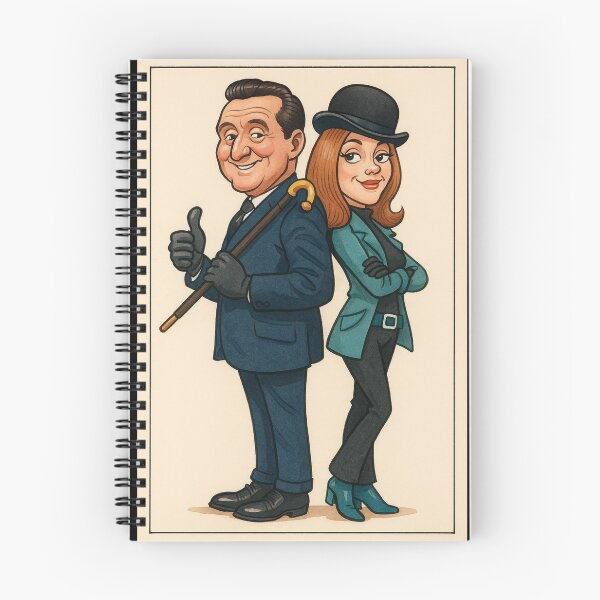 Item preview, Telly Legends: Steed & Mrs Peel designed and sold by halibutgoatramb.