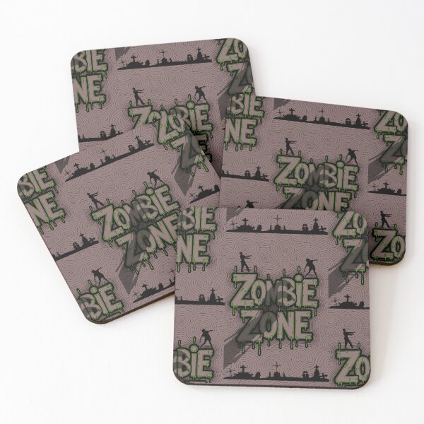 Item preview, Zombie Zone Halloween-themed design. designed and sold by AddyTae.