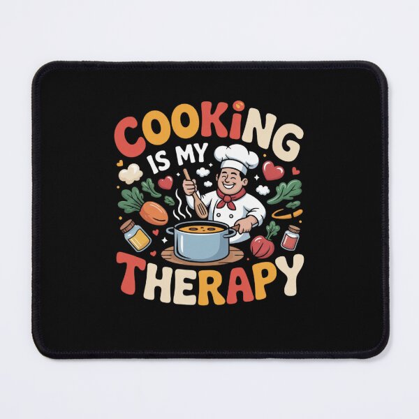 Item preview, Cooking Is My Therapy designed and sold by Mateusz Majcherek.