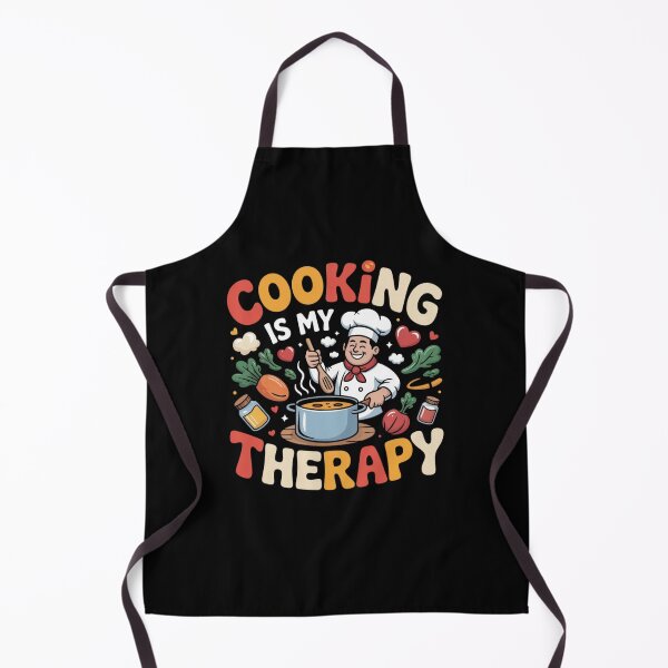 Item preview, Cooking Is My Therapy designed and sold by Mateusz Majcherek.