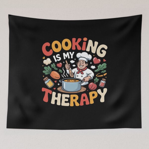 Item preview, Cooking Is My Therapy designed and sold by Mateusz Majcherek.