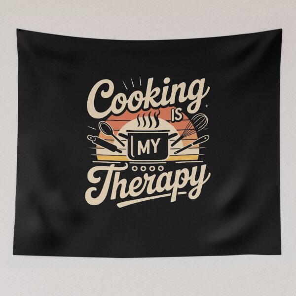 Item preview, Cooking Is My Therapy designed and sold by Mateusz Majcherek.