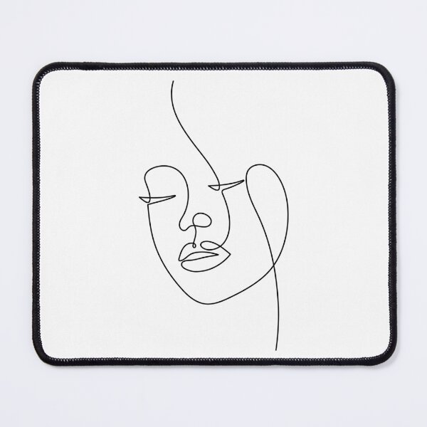 Item preview, Just A Line - Woman Face - Calm Woman designed and sold by altandesign.