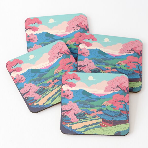 Item preview, Korean Mountainscape designed and sold by ColorArtByEric.