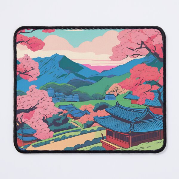 Item preview, Korean Mountainscape designed and sold by ColorArtByEric.