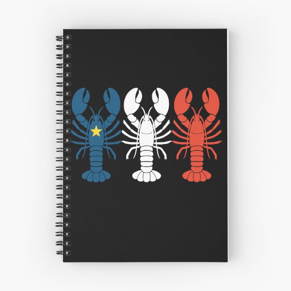 Item preview, Acadian Flag Lobster Maritime Pride Blue, White & Red Lobster Flag for L'Acadie designed and sold by TheTrendsDesk.