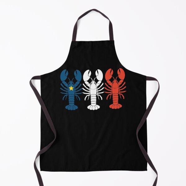Item preview, Acadian Flag Lobster Maritime Pride Blue, White & Red Lobster Flag for L'Acadie designed and sold by TheTrendsDesk.
