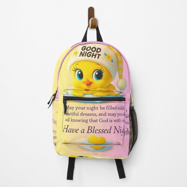 Item preview, Good Night – Cute Cartoon Character with Blessed Night Quote designed and sold by Sadia Jannat.