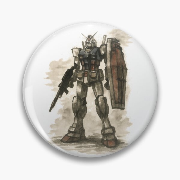 Item preview, RX 78 2 Gundam Amuro Rai traditional ink digital art designed and sold by sabartgunpla.