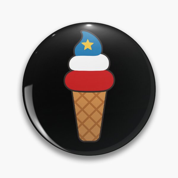 Item preview, Acadian Flag Ice Cream Cone Flag For L'Acadie designed and sold by TheTrendsDesk.