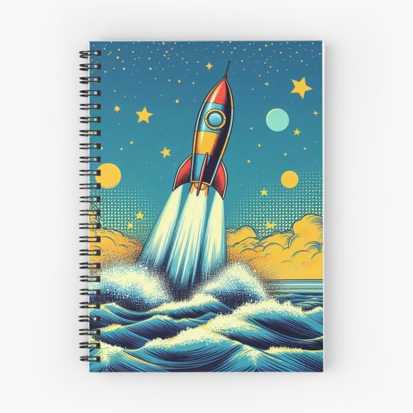 Item preview, rocket shooting out of the sea designed and sold by Dogandesighn.