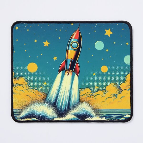 Item preview, rocket shooting out of the sea designed and sold by Dogandesighn.