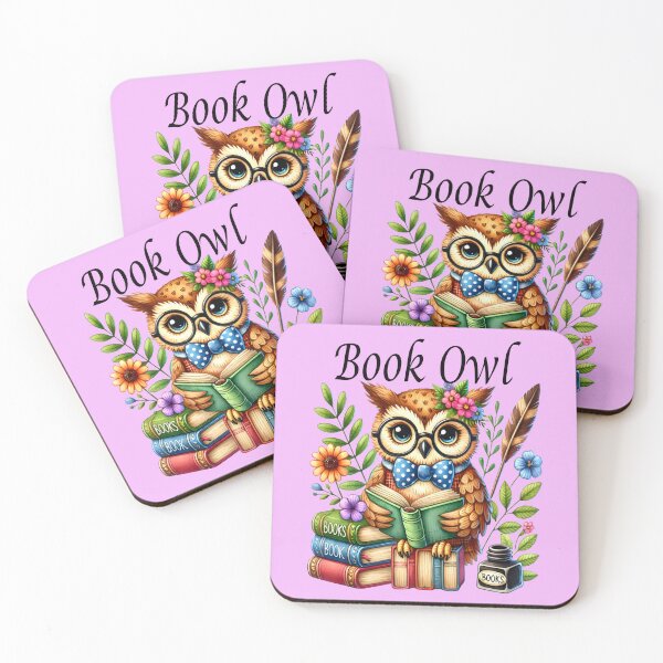 Item preview, book owl, a wise old bird designed and sold by LoneAngel.