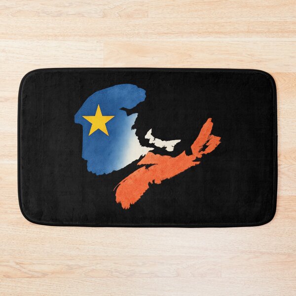 Item preview, Acadian Flag Maritimes Map Maritime Pride with Blue, White & Red Canadian Maritimes L'Acadie Map designed and sold by TheTrendsDesk.