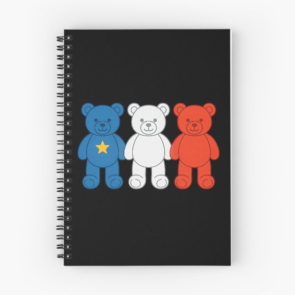 Item preview, Acadian Flag Toy Bear Maritime Pride Blue, White & Red Stuffed Animal Bears for L'Acadie designed and sold by TheTrendsDesk.
